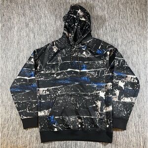 Eastbay Water Resistant Hoodie Size Large Reflective Pocketed 100% Polyester